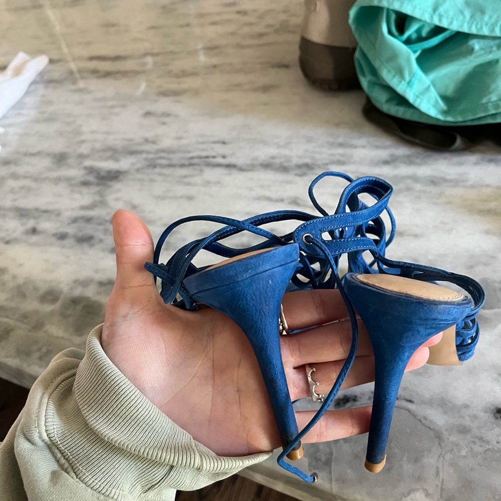 Gianni Bini royal blue heels - Picture 4 of 4